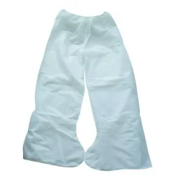 Pack 100 XL White Pressotherapy Pants Non-Woven Polypropylene - Disposable -