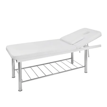 Weelko Adjustable Chrome Massage Table with Removable Headrest - SPA treatment beds - Weelko