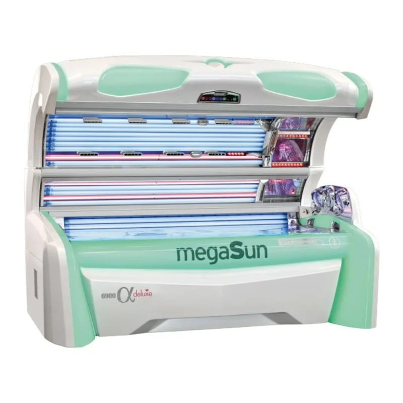 Megasun 6900 Alpha Deluxe Solarium avec Boosters de Collagène - Megasun - Solarium Megasun