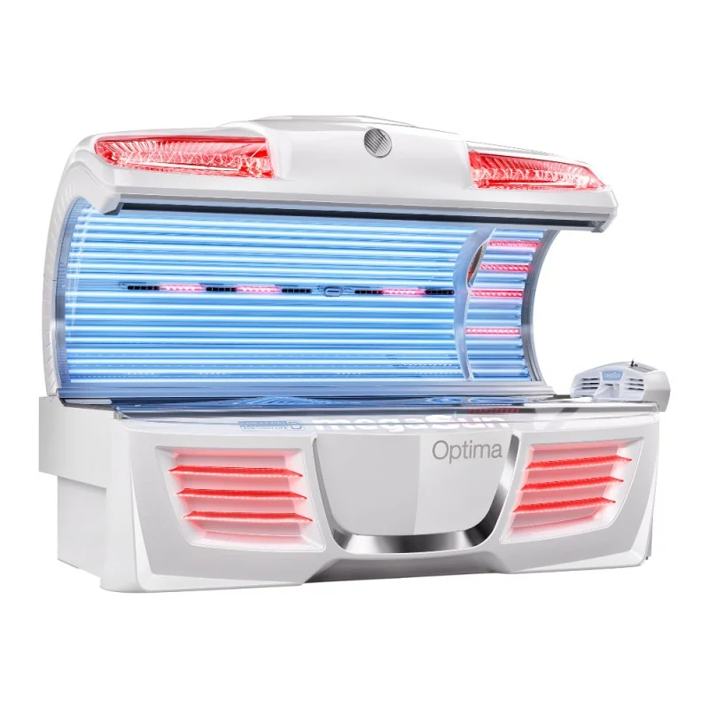 Megasun Optima Deluxe Solarium with Rubin Collagen Boosters and p2 Vitamin D Lamps - Megasun Solarium - Megasun