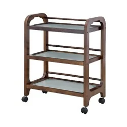 Trolley Eclipse Weelko - Chariot de beauté en bois pour SPA - Weelko - Mobilier esthétique