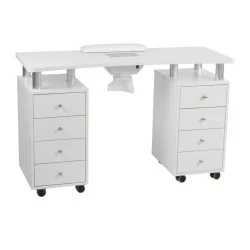 Table de Manucure Weelko Claire avec Aspirateur et Tiroirs - Weelko - tables de manucure