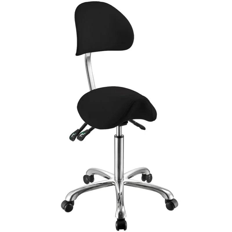 Banco Ergonômico Attrazione Black Stool Weelko para Estética - Fezes - Weelko