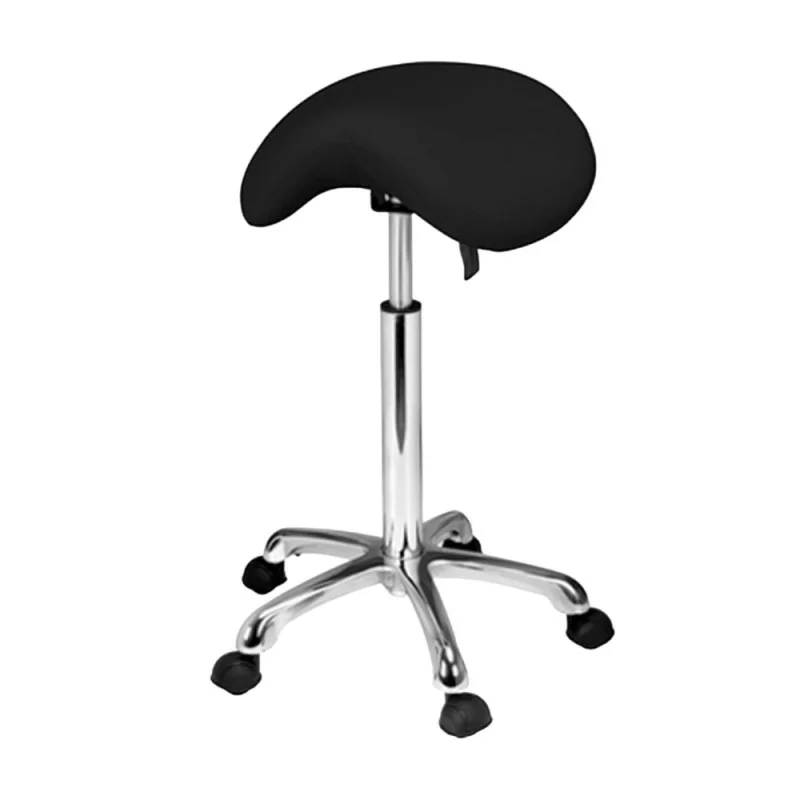 Taburete ergonómico silla de montar Diavolo Black Weelko regulable - Taburetes - Weelko