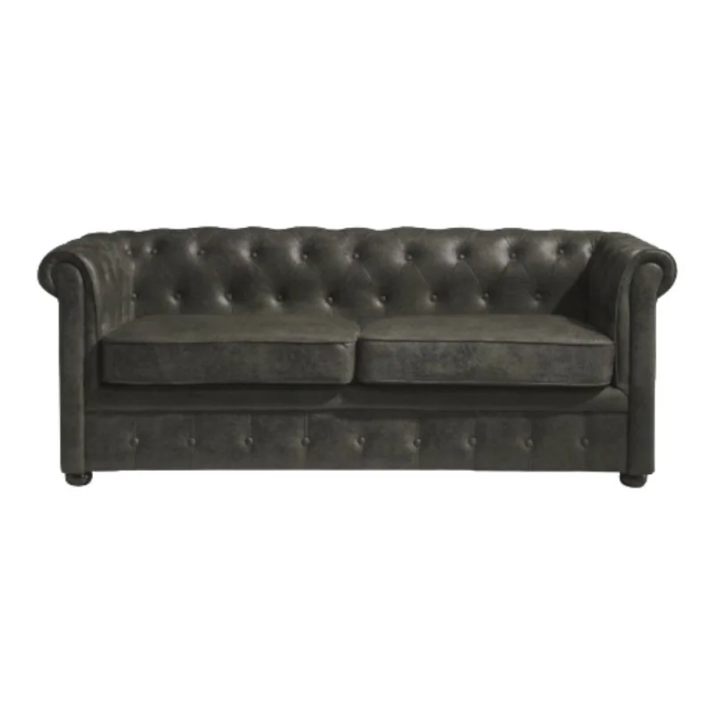 Cadeira de Espera 3 Lugares Gray Chester I-medStetic Premium - poltronas chesterfield - I-medStetic Premium