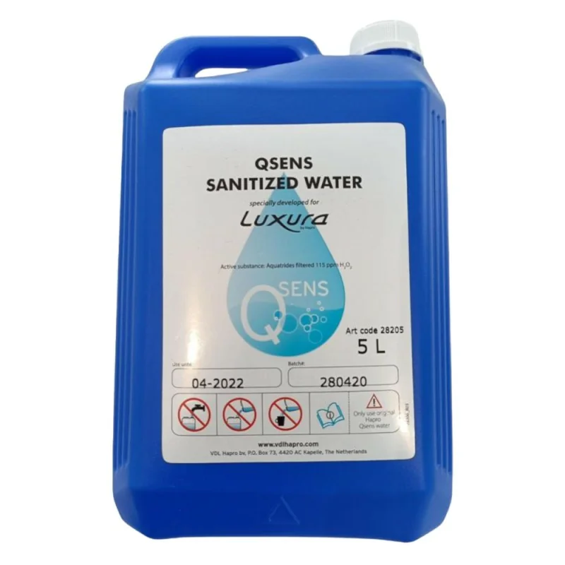 QSENS SANITIZED WATER 5L - Luxura - Aquafresh and Aroma -