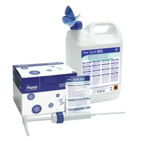 Sanit BIO Higienizante Proder para Solariums - 20 sobres de 0,05L - Esterilizadores y desinfectantes - Proder