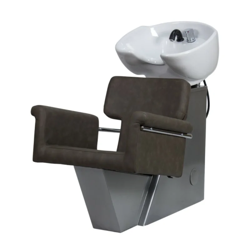 NeoBeauty Tor Wash Unit: Metal Shell, Odry Seat, Ceramic Basin - Washing Units - NeoBeauty