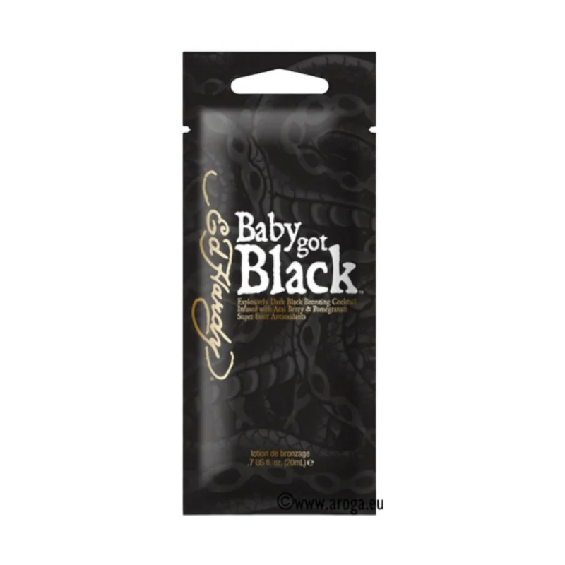 Tanovations Baby Got Black Packet: Advanced Tanning Accelerator for Deep Bronze - Single-dose sachets - Tanovations