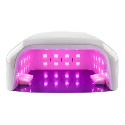 Lampe de Séchage Ongles LED Rose - Haute Capacité, Design Ergonomique - - lampe de séchage