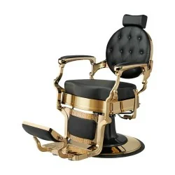 Buzz Gold Black Weelko Barber Chair - Barber chairs - Weelko