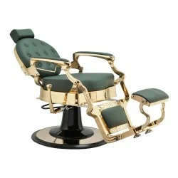 Chaise de Barbier Vintage Verte Buzz Gold Weelko - Weelko - Fauteuils de barbier