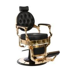 Cadeira de Barbeiro Buzz Gold Black Weelko - Cadeiras de barbeiro - Weelko