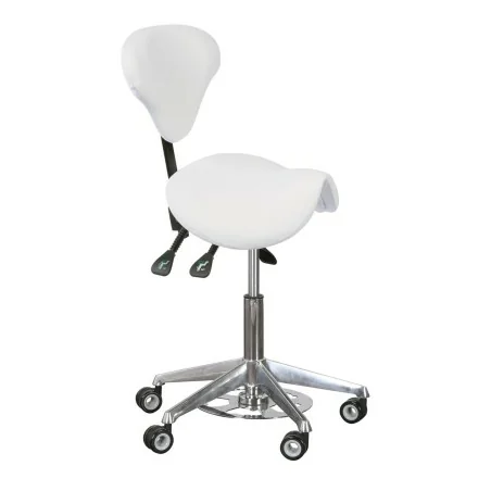 Tabouret ergonomique Bernice avec siège selle et dossier triangulaire - - Selles