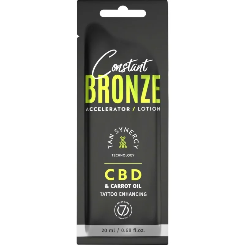 Acelerador de Bronzeado 7suns Cosmetics CBD & Óleo de Cenoura 20ml - Saquetas de dose única - 7suns Cosmetics