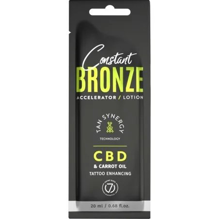 7suns Constant Bronze Accelerator CBD & Carrot Oil Lotion 20 ml. - Bustine monodose - 7suns Cosmetics