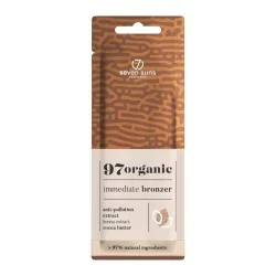 7suns 97organic immediate bronzer 15ml - Single-dose sachets - 7suns Cosmetics