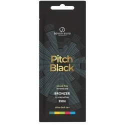 7suns Cosmetics PITCH BLACK 250x 15ml Bräunungsbeschleuniger - 7suns Cosmetics - Einzeldosis-Beutel