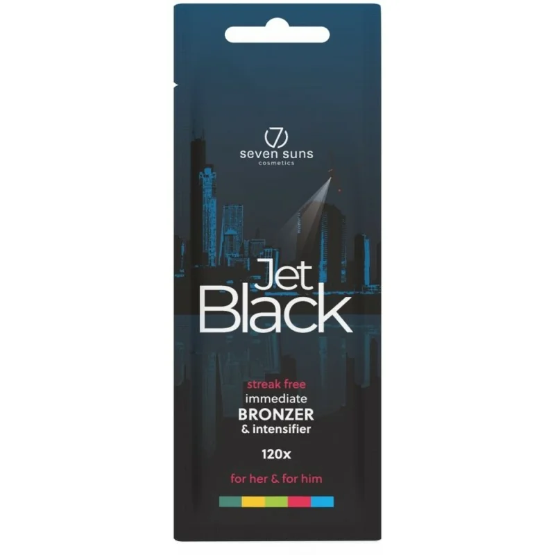 7suns Cosmetics Accélérateur de Bronzage JET BLACK 120x 15ml - 7suns Cosmetics - Sachets à dose unique