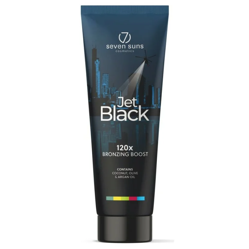 7suns Coloured JET BLACK 120x Bräunungsbeschleuniger 250 ml - 7suns Cosmetics  - 7suns