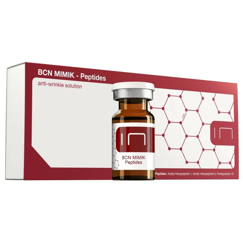 BCN Mimik Anti-Aging Peptide Vials 3ml x 5 - Wirkstoffe Mesotherapie Microneedling - Institute BCN  - BCN Advanced - Peptide