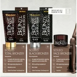 Acelerador de Bronzeado Bronze Satisfaction Black Soleo - Soleo - Soleo