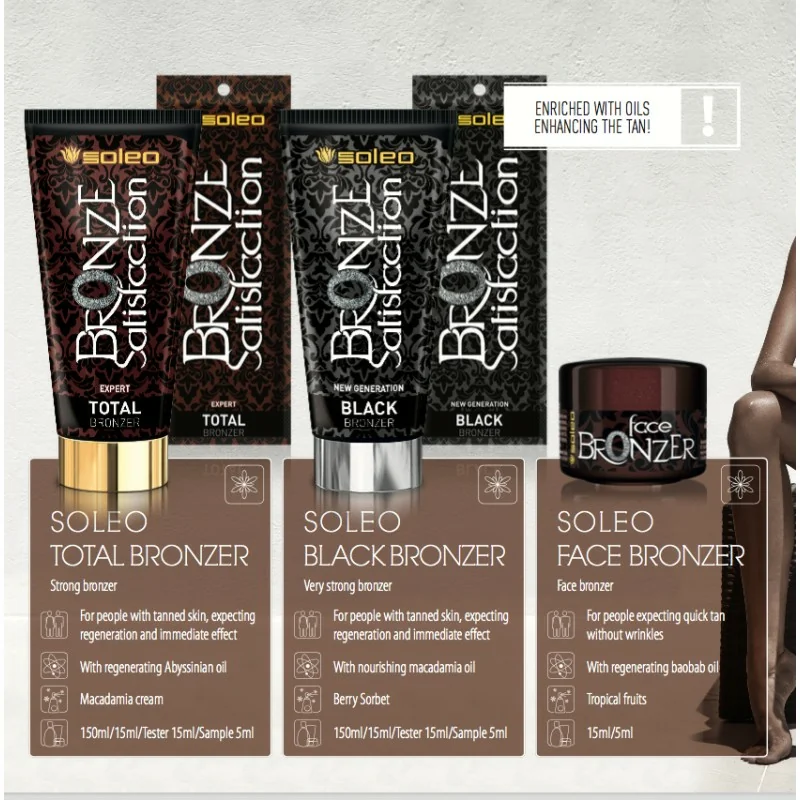 Accélérateur de Bronzage Bronze Satisfaction Black - Soleo - Soleo - Soleo