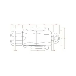 Weelko Supreme Plus 3-Motoren Elektrische Kosmetikliege, drehbar 240° - Weelko - Elektrische Liegen