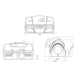 Solarium horizontal Luxura X5 34 SLI haute intensité - Luxura - Solariums Hapro