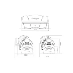 Solarium Luxura X3 32 SLI avec lampes UVA et tanner facial - Luxura - Solariums Hapro