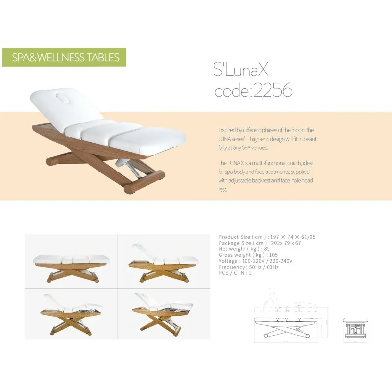 Table de Spa Électrique Multifonctionnelle S'LunaX Weelko - Weelko - Tables électriques