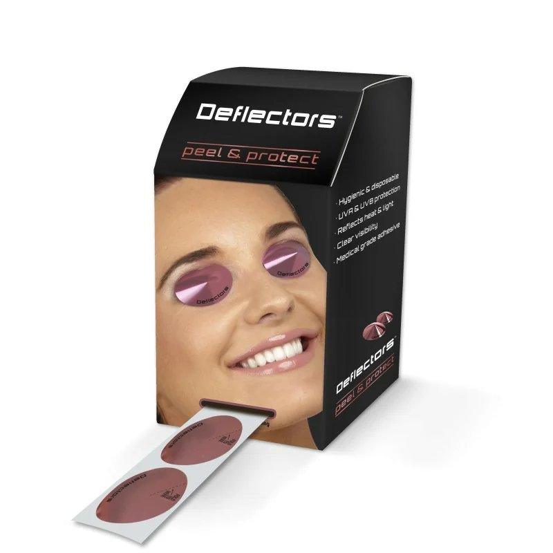 Deflectors™ Einweg-UVA-Schutzbrillen für Solarium (250 Paare) - - Schutzbrille