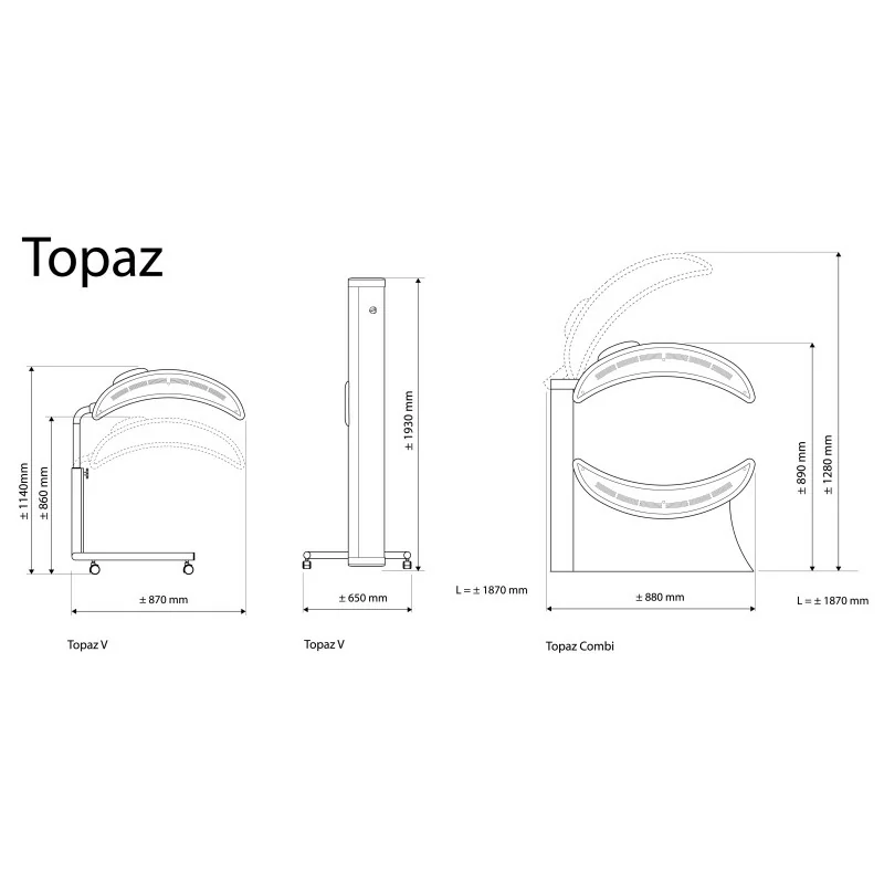 Hapro Topaz 24/1C Solário Horizontal de Alta Pressão - Solários integrais - Hapro