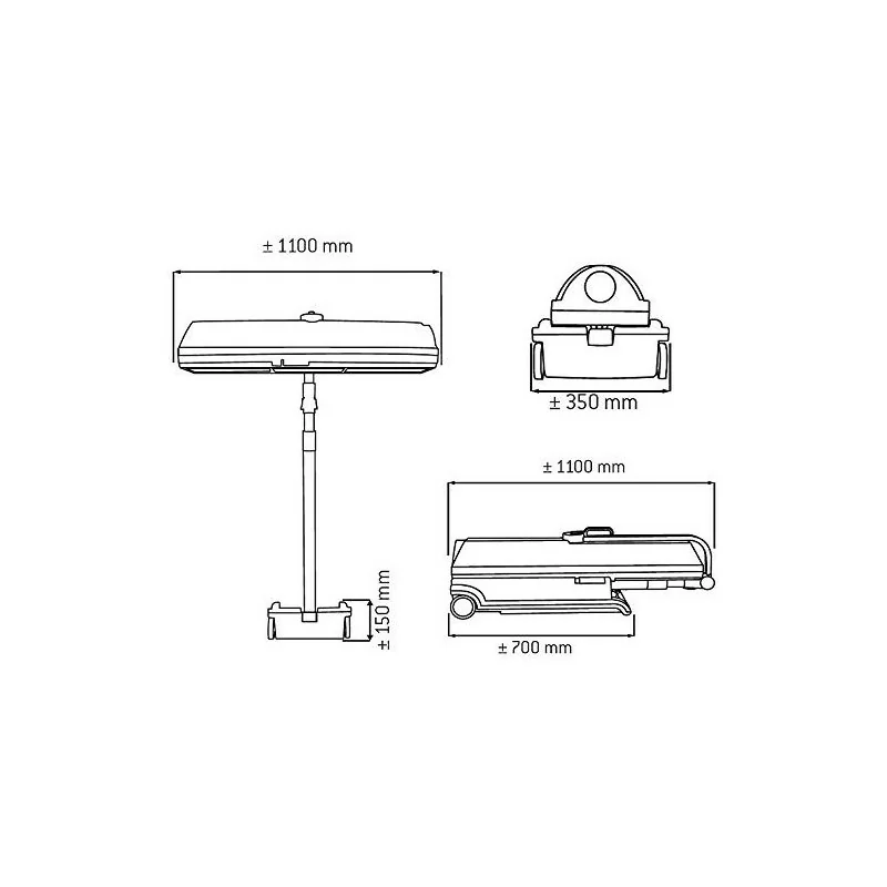 Hapro MobileSun HP 8540 Rubino Solário Portátil - Solários compactos - Hapro