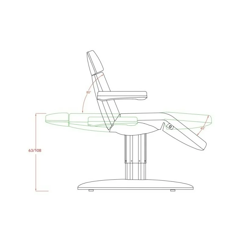 Weelko Vome Premium Electric Treatment Table for Aesthetics and Medicine - Electric stretcher - Weelko