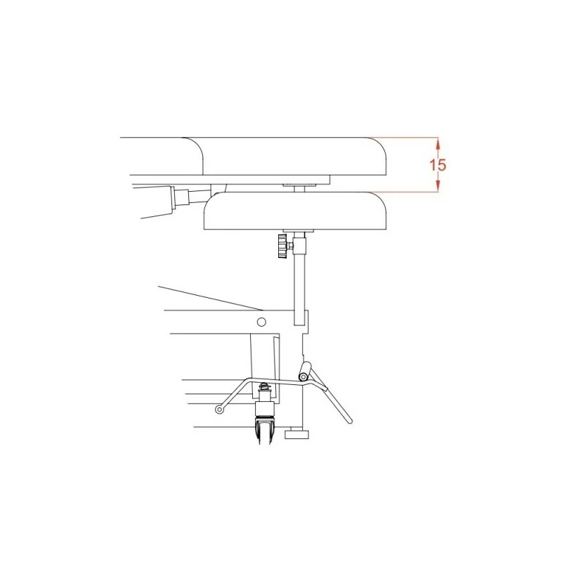 Weelko Acrum High-Performance Electric Physiotherapy Table - Electric stretcher - Weelko