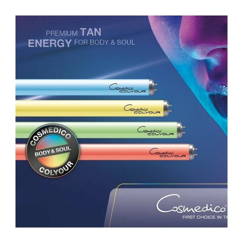 Cosmofit+ COLYOUR BLUE Premium R 30 160W - UVA tubes - Cosmedico