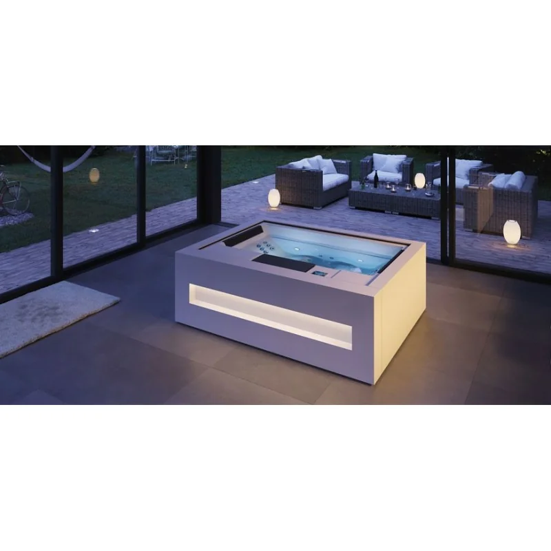 Jacuzzi Maison Luxe: Spa Hydromassage LED et UV - - JACUZZI