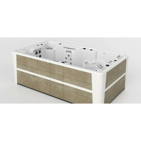 Jacuzzi Fitness Hidromasaje con Corriente y LED - JACUZZI -