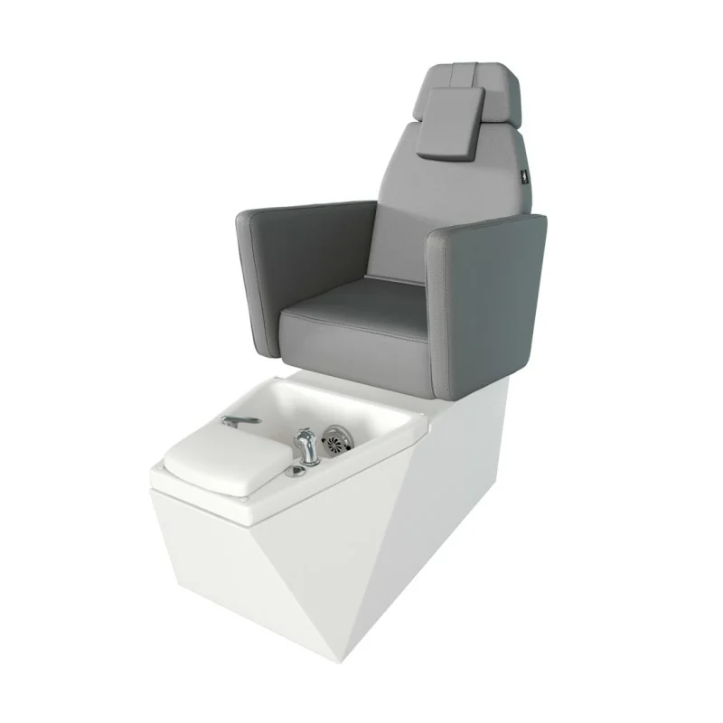 NeoBeauty LED Grey Pedicure Spa Chair - Ultimate Comfort & Elegance  - Pedicure chairs and bathtubs - NeoBeauty