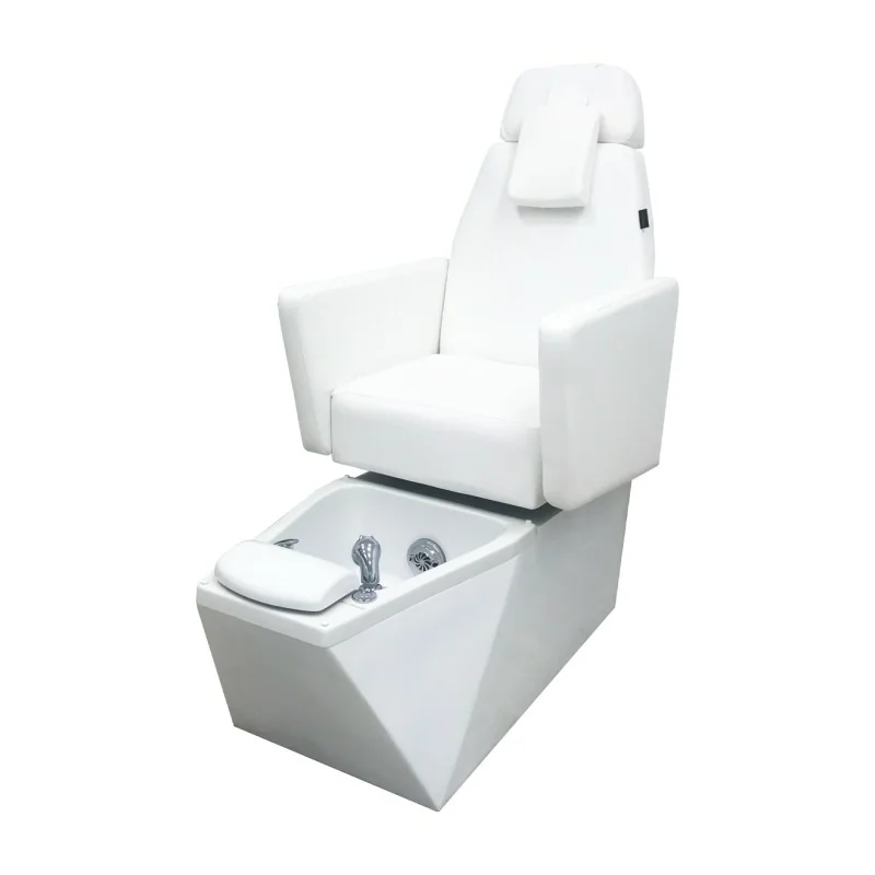 NeoBeauty LED Grey Pedicure Spa Chair - Ultimate Comfort & Elegance - Pedicure chairs and bathtubs - NeoBeauty