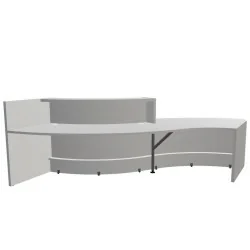 Bureau d'accueil double hauteur LAV design élégant - - La conception de meubles