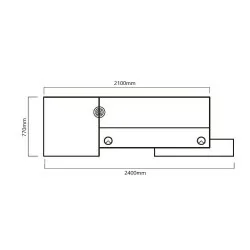 LOG Design Réception à Deux Hauteurs - Comptoir de Clinique - - La conception de meubles