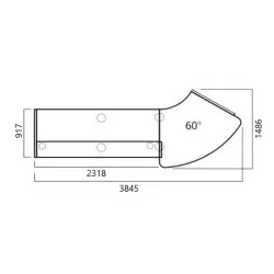 Réception Design LAV double hauteur pour clinique - - La conception de meubles