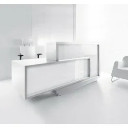 Balcão de Recepção FLO Design Elegante e Moderno - Mobiliário design -