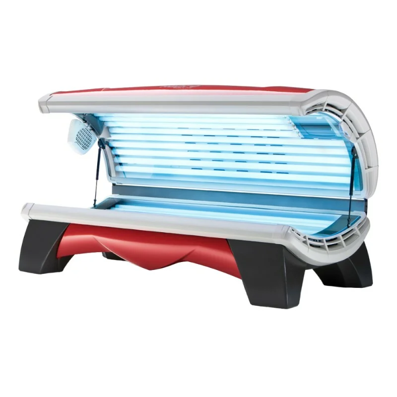 Solarium horizontal Hapro Proline 28/1 C Lounge Red - Hapro - Solariums intégraux