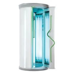 Maxter V51 Solarium mit 50 160W UV-Röhren für Komfort und Sicherheit - - iso italien